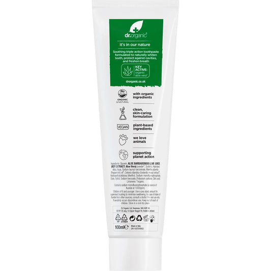 Dr. Organic Toothpaste Aloe Vera 100ml