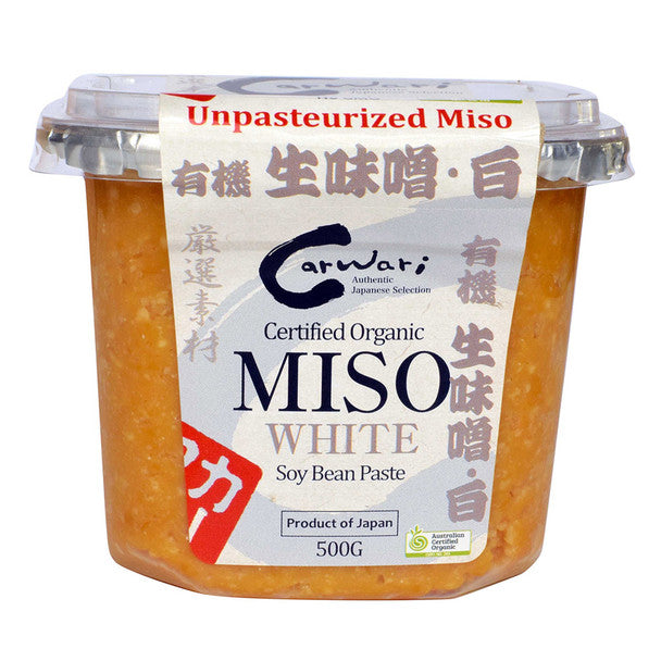 Organic White Miso Paste 500g - Carwari