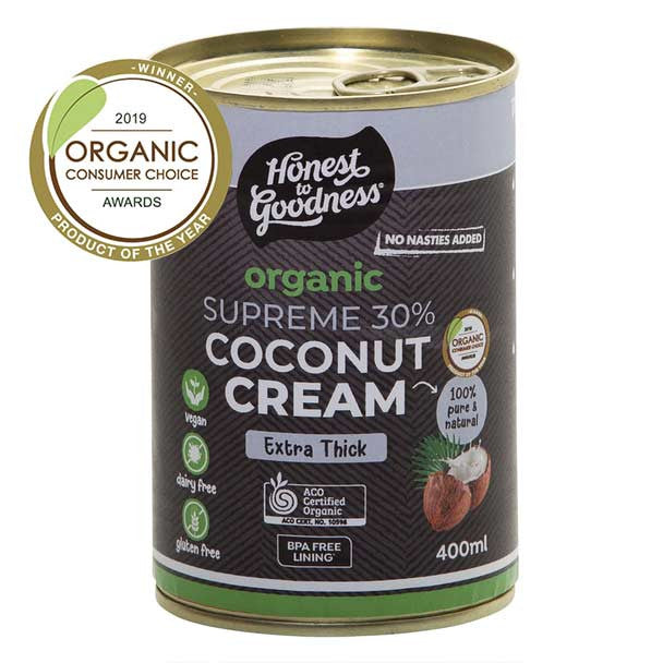 30% Coconut Cream Supreme 400ml - Organic