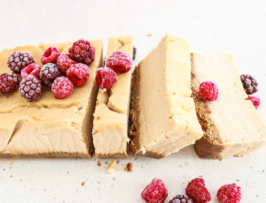 Baked Vegan Vanilla Lemon Cheese Cake