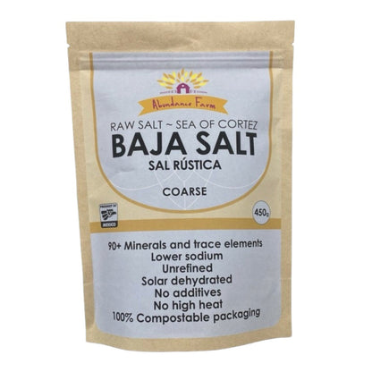 Baja Mineral Sea Salt -  Course - Abundance Farm