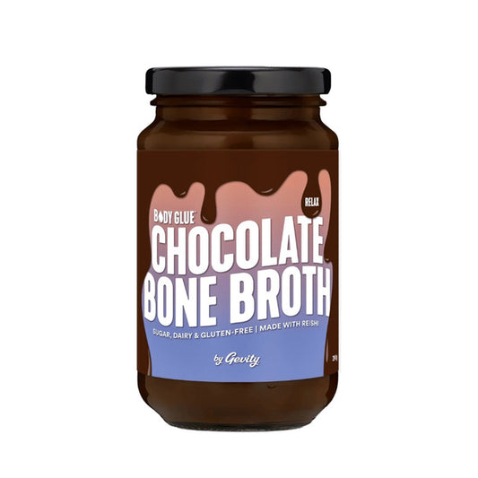 Body Glue Chocolate Bone Broth - Relax 390g Gevity Rx