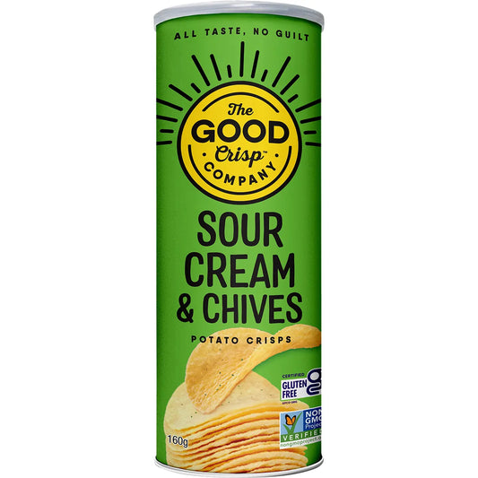 The Good Crisps - Sour Cream and Chives 160g