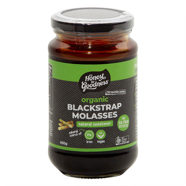 Organic Blackstrap Molasses 450g - Honest to Goodness