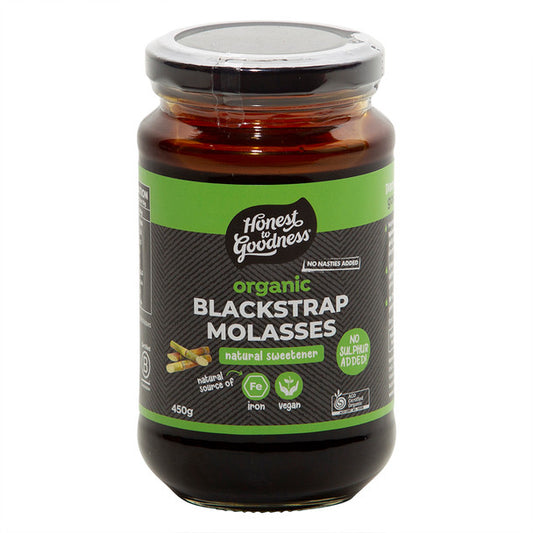 Organic Blackstrap Molasses 450g - Honest to Goodness