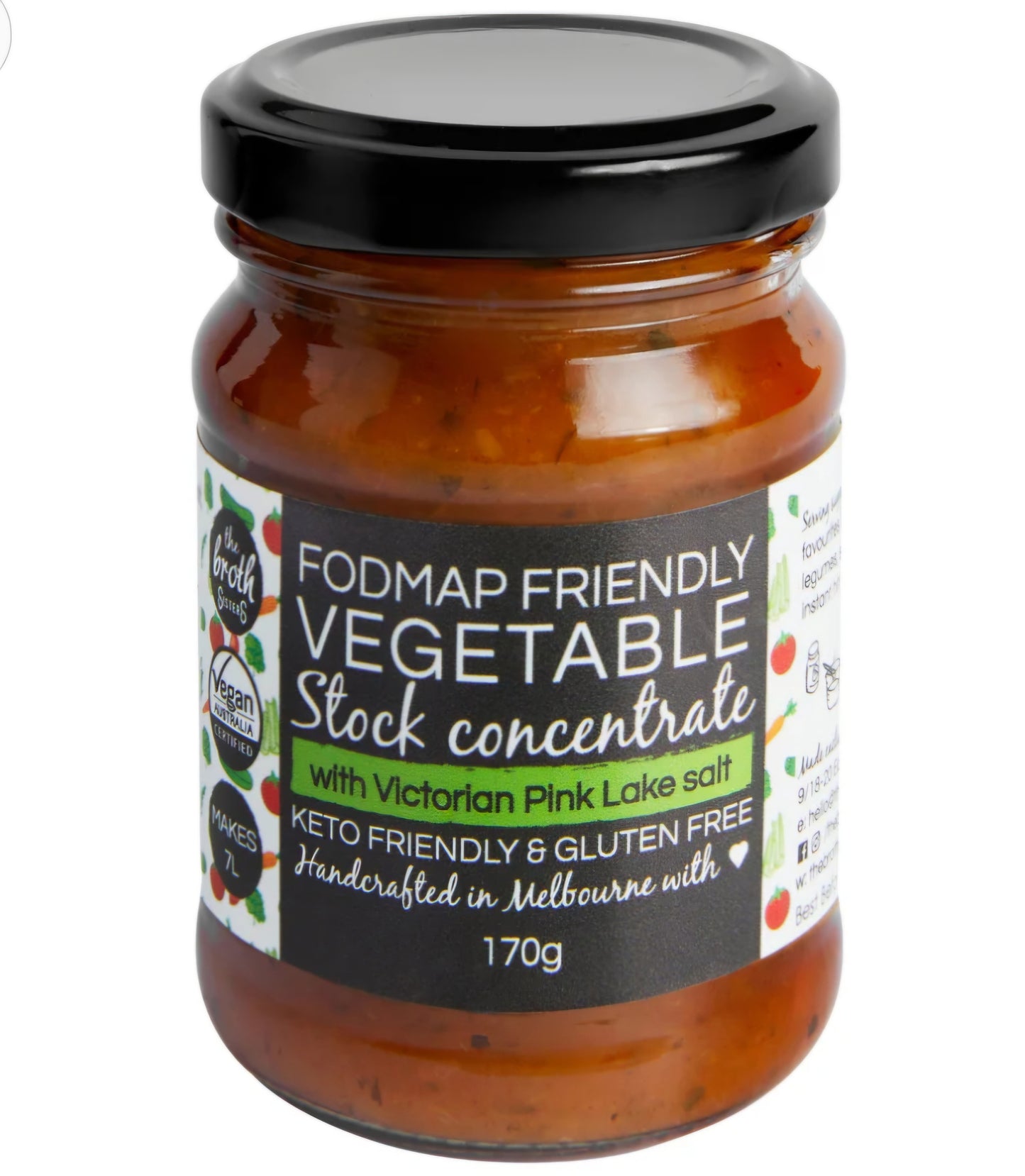 Vegetable Stock Concentrate - All Natural FODMAP Friendly