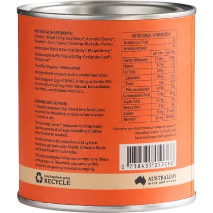 Wild C - Natural Vitamin C Powder - 150g