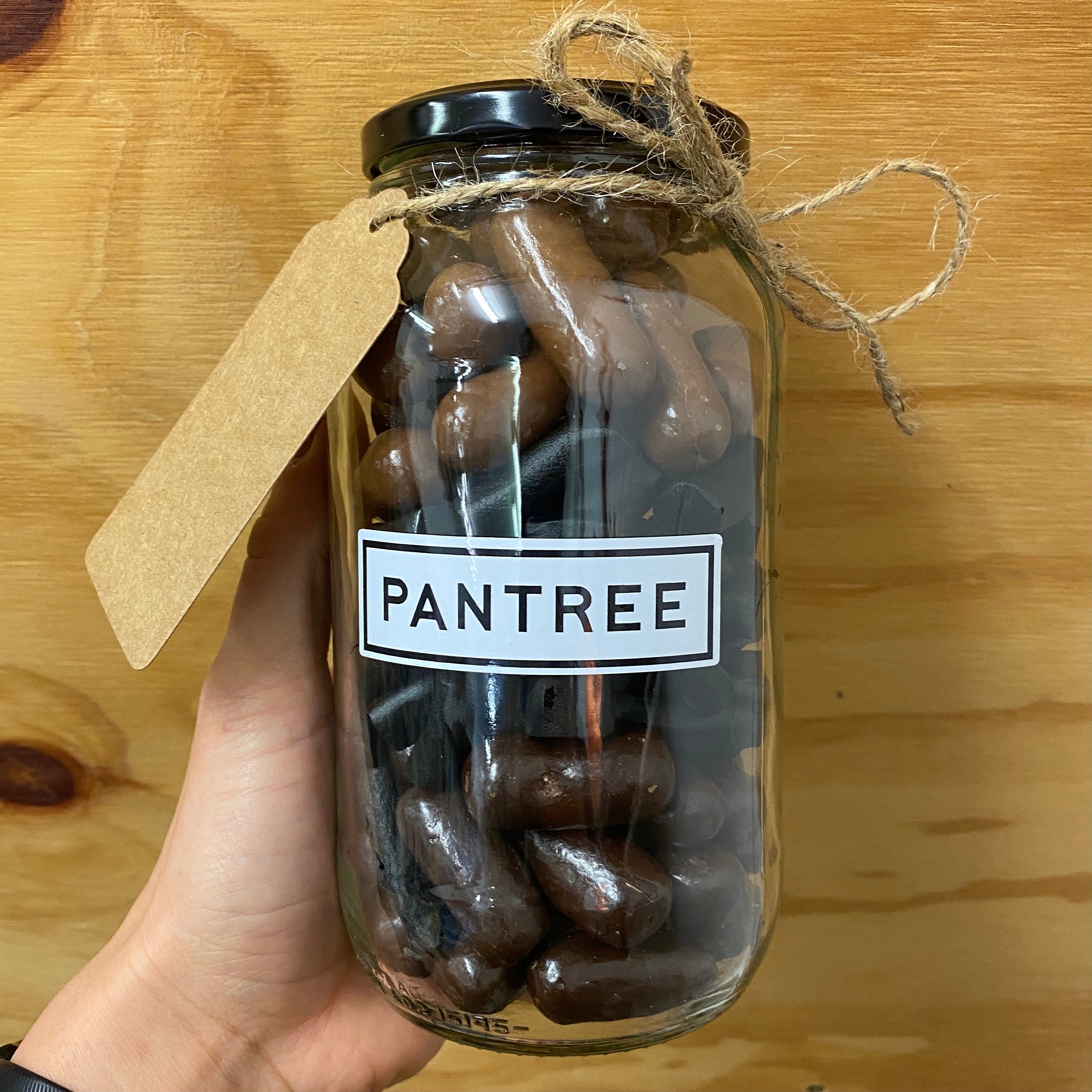 licorice Lover Organic Chocolate Jar