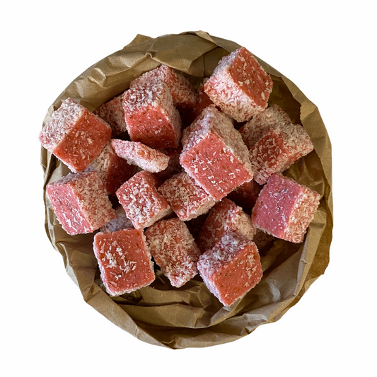 Strawberry Coconut Slice