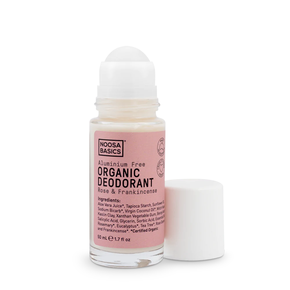 Rose & Frankincense Roll On Deodorant - Noosa Basics