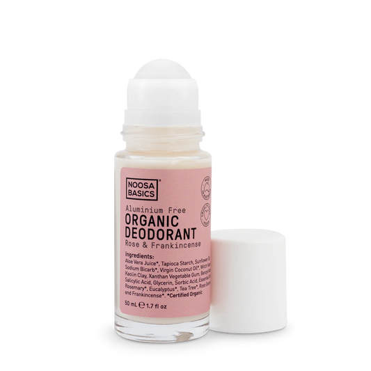 Rose & Frankincense Roll On Deodorant - Noosa Basics