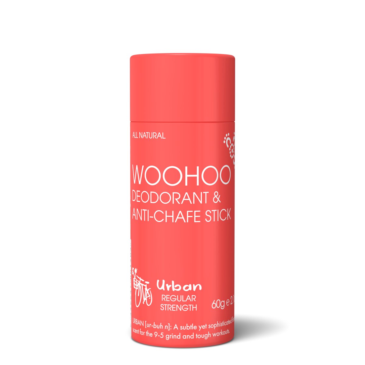 Woohoo Deodorant & Anti-Chafe Stick 60g - Urban