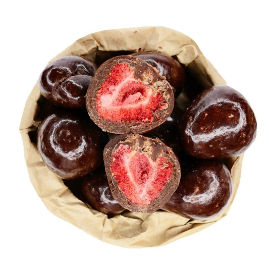 Dark Chocolate Freeze Dried Strawberries - Pantree