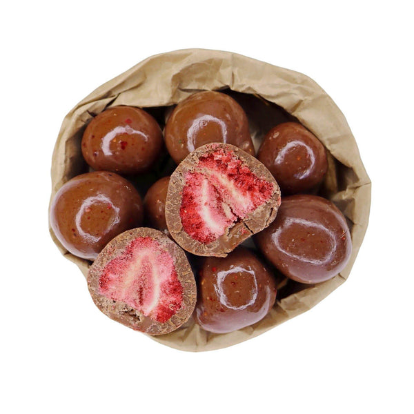 Milk Chocolate Freeze Dried Strawberries - Pantree