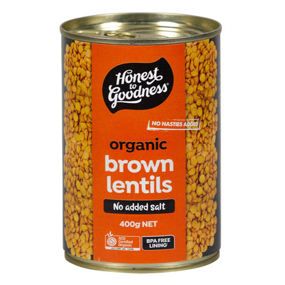 Brown Lentils 400ml - Organic