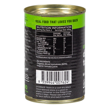 Diced Tomatoes 400ml - Organic