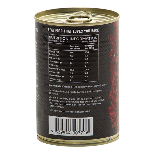 Red Kidney Beans 400ml - Organic