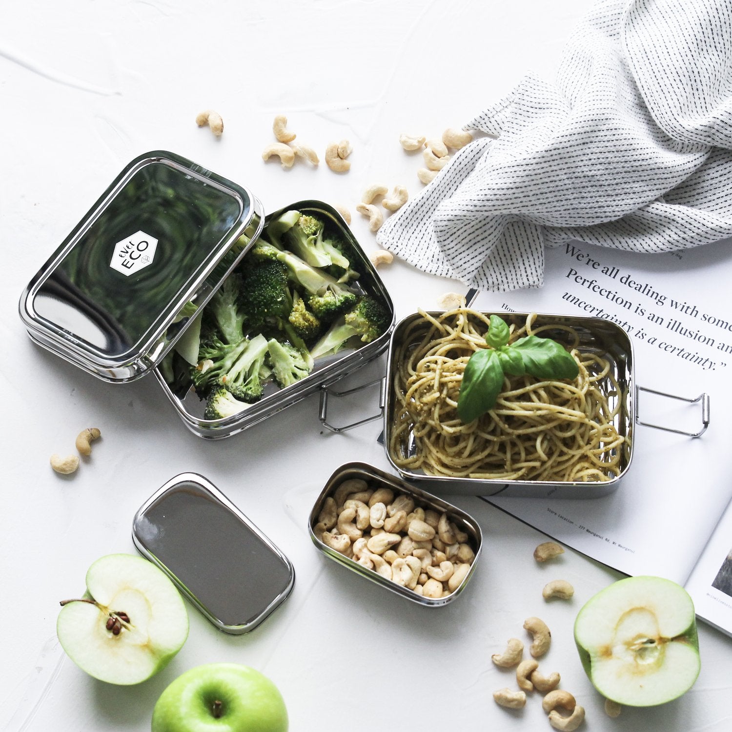 Ever Eco Small Stackable Bento 1200ml
